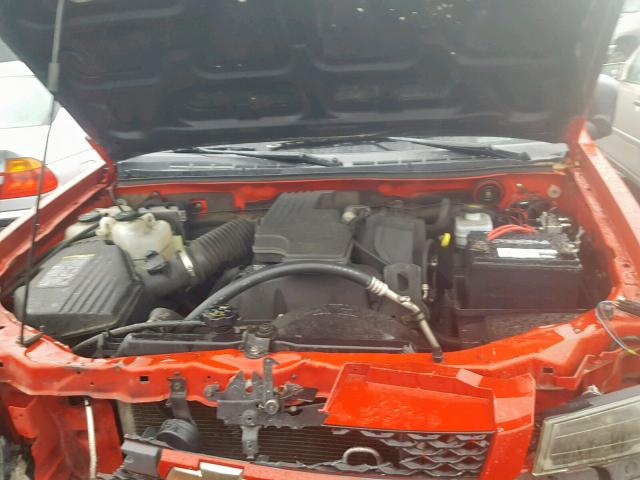 1GCCS148368174927 - 2006 CHEVROLET COLORADO RED photo 7