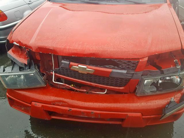 1GCCS148368174927 - 2006 CHEVROLET COLORADO RED photo 9