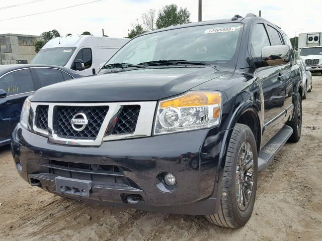 5N1BA0ND5FN617788 - 2015 NISSAN ARMADA SV BLACK photo 2