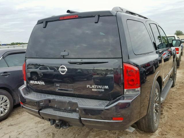 5N1BA0ND5FN617788 - 2015 NISSAN ARMADA SV BLACK photo 4