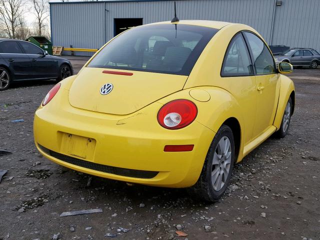 3VWPW31CX8M525788 - 2008 VOLKSWAGEN NEW BEETLE Gelb Foto 4