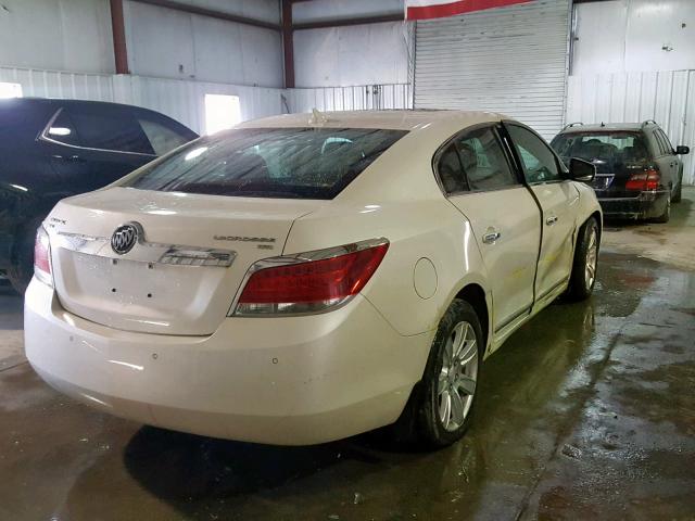 1G4GD5ED7BF374547 - 2011 BUICK LACROSSE C WHITE photo 4