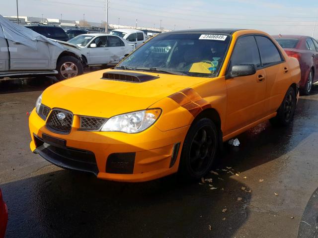 JF1GD79676G503663 - 2006 SUBARU IMPREZA WR YELLOW photo 2