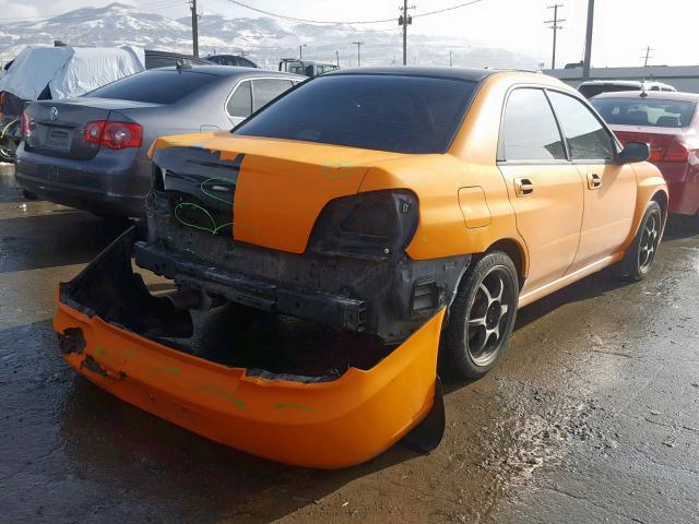 JF1GD79676G503663 - 2006 SUBARU IMPREZA WR YELLOW photo 4