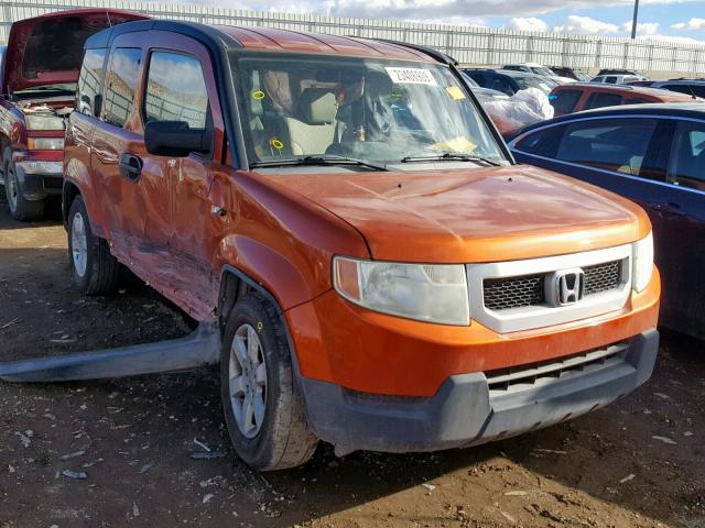 5J6YH2H77BL003532 - 2011 HONDA ELEMENT EX ORANGE photo 1