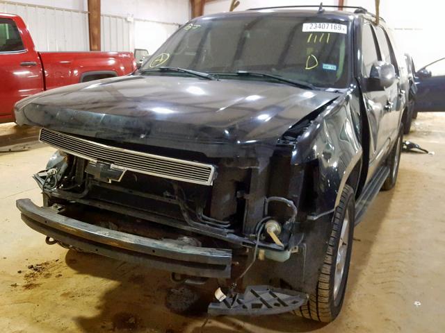 1GNFK13037R261111 - 2007 CHEVROLET TAHOE K150 BLACK photo 2