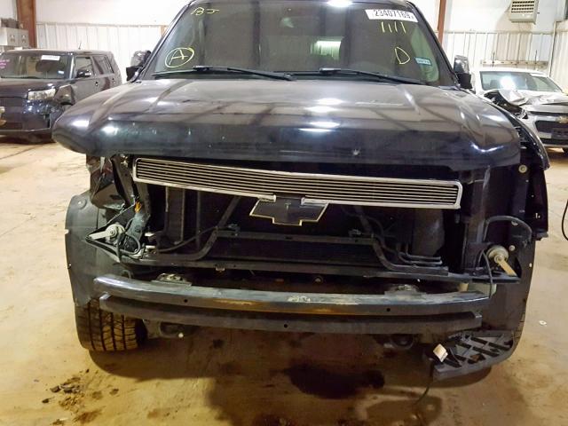 1GNFK13037R261111 - 2007 CHEVROLET TAHOE K150 BLACK photo 9