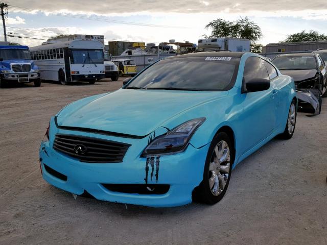 JNKCV64E08M112646 - 2008 INFINITI G37 BASE TURQUOISE photo 2