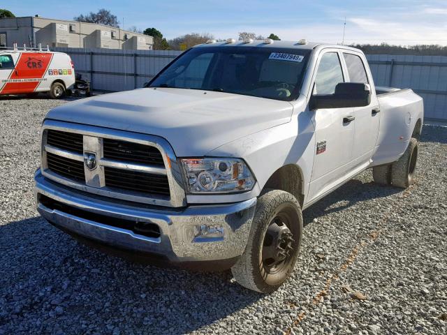 3C63DRGL0CG344179 - 2012 DODGE RAM 3500 S WHITE photo 2