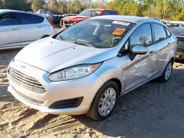 3FADP4AJ7EM110307 - 2014 FORD FIESTA S SILVER photo 2