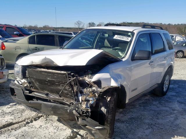 4F2CZ02Z78KM20272 - 2008 MAZDA TRIBUTE I Blanco foto 2