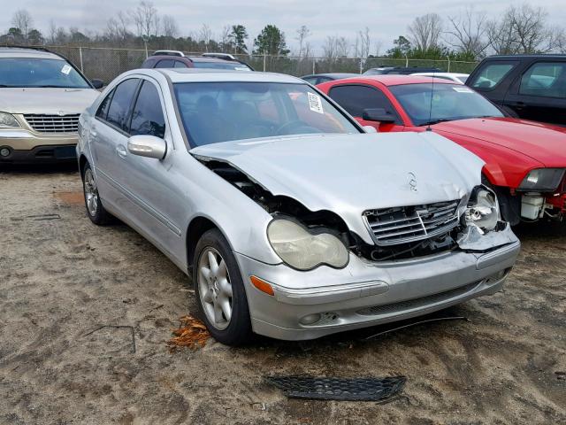 WDBRF61J43F349078 - 2003 MERCEDES-BENZ C 240 SILVER photo 1