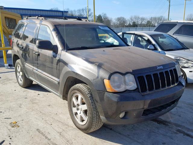 1J8GS48K78C142273 - 2008 JEEP GRAND CHER BLACK photo 1