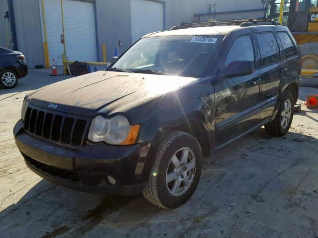 1J8GS48K78C142273 - 2008 JEEP GRAND CHER BLACK photo 2