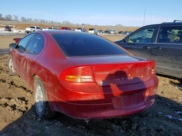 2B3HD46R62H286960 - 2002 DODGE INTREPID S 红色 照片 3
