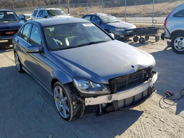 WDDGF4HB4EA954316 - 2014 MERCEDES-BENZ C 250 GRAY photo 1