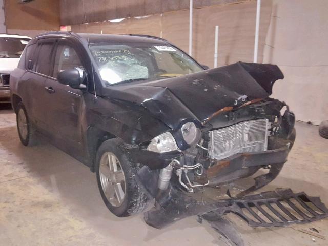 1J8FF47W58D783033 - 2008 JEEP COMPASS SP შავი ფოტო 1