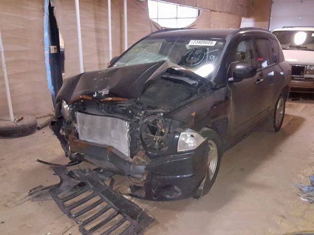 1J8FF47W58D783033 - 2008 JEEP COMPASS SP შავი ფოტო 2