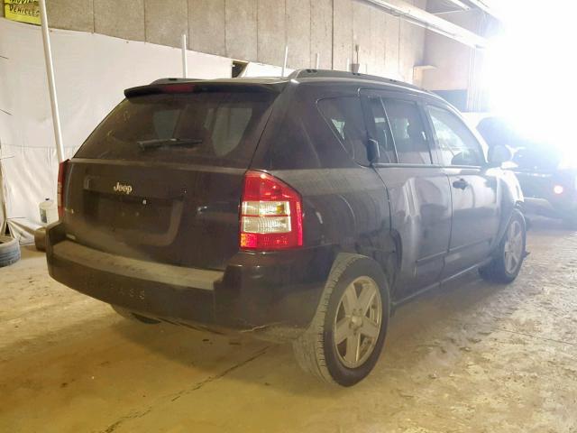 1J8FF47W58D783033 - 2008 JEEP COMPASS SP შავი ფოტო 4