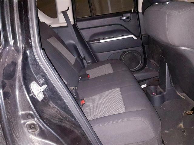 1J8FF47W58D783033 - 2008 JEEP COMPASS SP შავი ფოტო 6