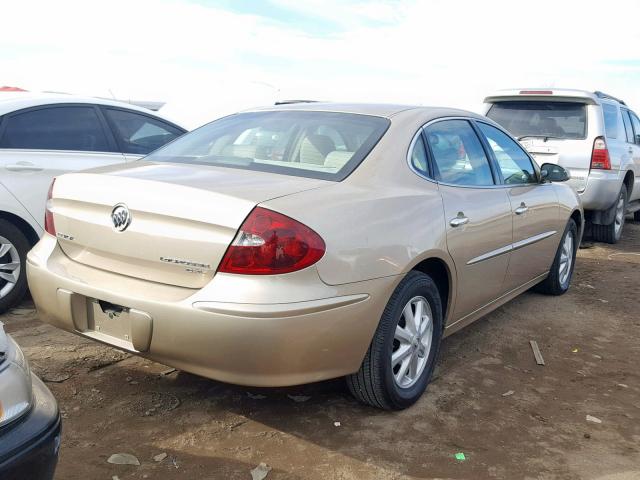 2G4WD532951252121 - 2005 BUICK LACROSSE C GOLD photo 4