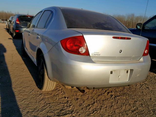 1G1AF5F51A7189634 - 2010 CHEVROLET COBALT 2LT SILVER photo 3