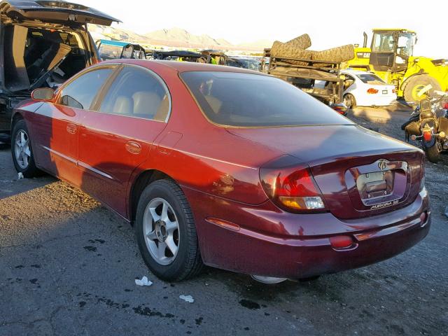 1G3GR64H914107968 - 2001 OLDSMOBILE AURORA BURGUNDY photo 3