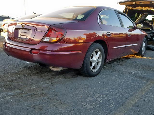 1G3GR64H914107968 - 2001 OLDSMOBILE AURORA BURGUNDY photo 4