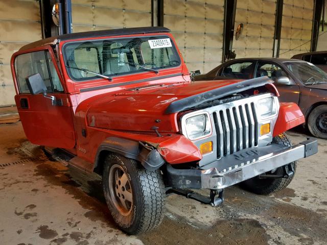 1J4FY29S3SP240568 - 1995 JEEP WRANGLER / RED photo 1