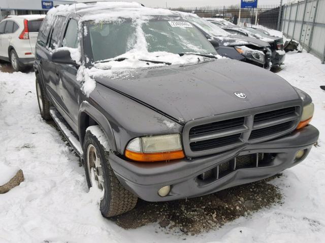 1B4HR38N02F178272 - 2002 DODGE DURANGO SP GRAY photo 1