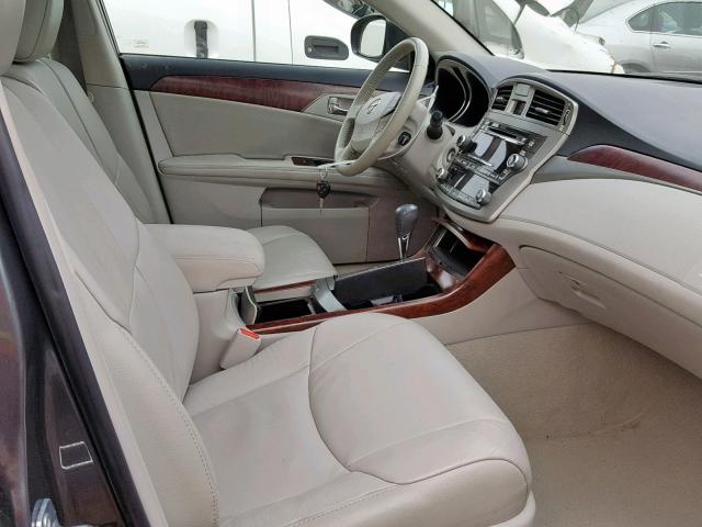 4T1BK3DB4BU430752 - 2011 TOYOTA AVALON BAS CHARCOAL photo 5