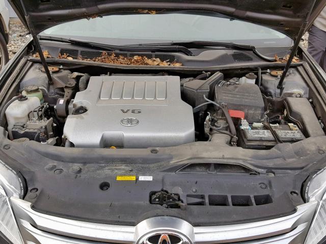 4T1BK3DB4BU430752 - 2011 TOYOTA AVALON BAS CHARCOAL photo 7