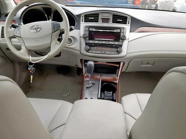 4T1BK3DB4BU430752 - 2011 TOYOTA AVALON BAS CHARCOAL photo 9