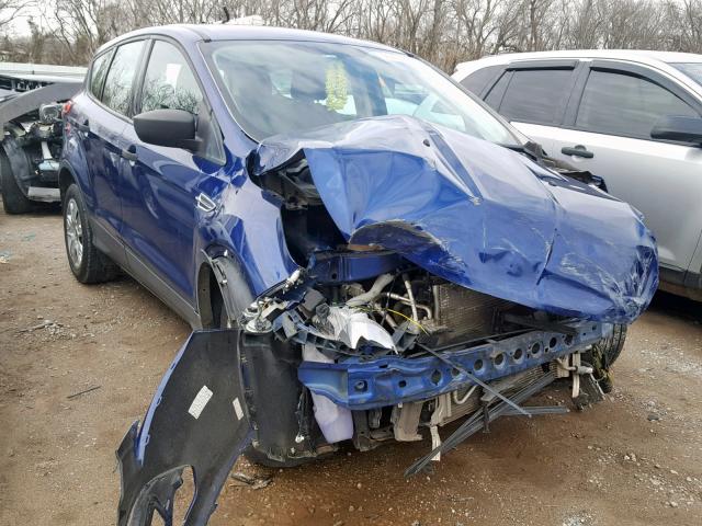 1FMCU0F79DUC61398 - 2013 FORD ESCAPE S BLUE photo 1