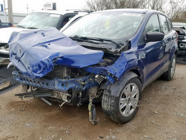 1FMCU0F79DUC61398 - 2013 FORD ESCAPE S BLUE photo 2