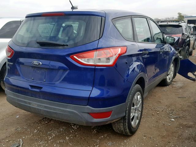 1FMCU0F79DUC61398 - 2013 FORD ESCAPE S BLUE photo 4