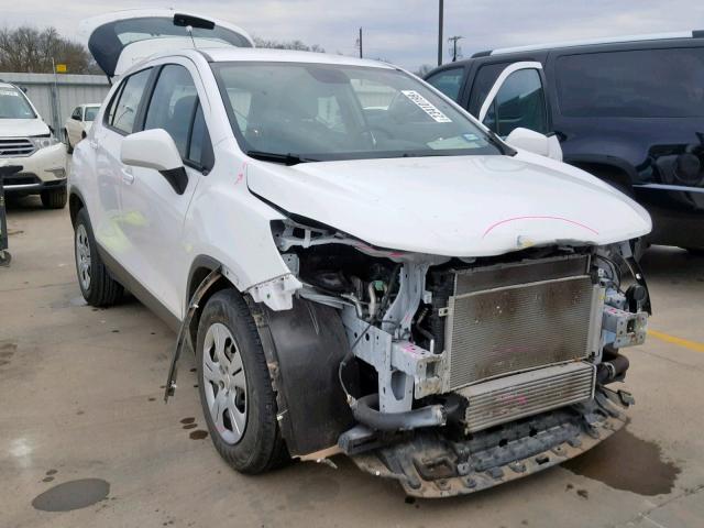 3GNCJKSB9HL237872 - 2017 CHEVROLET TRAX LS WHITE photo 1