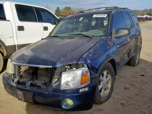 1GKDS13S222278229 - 2002 GMC ENVOY BLUE photo 2