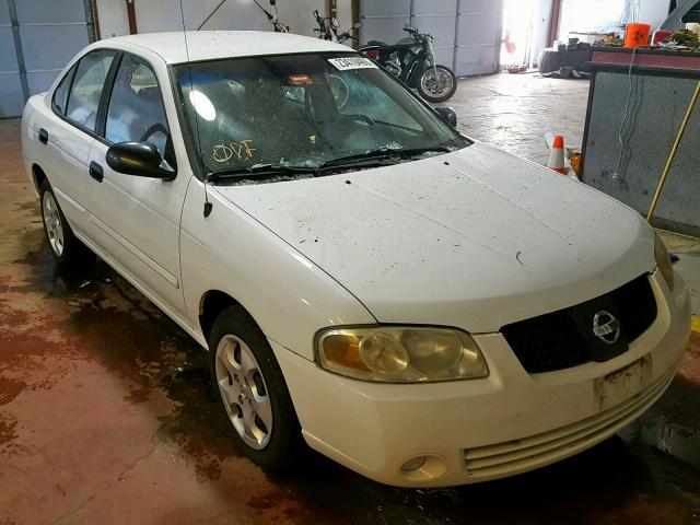 3N1CB51D44L459081 - 2004 NISSAN SENTRA 1.8 WHITE photo 1
