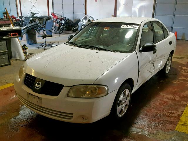 3N1CB51D44L459081 - 2004 NISSAN SENTRA 1.8 WHITE photo 2