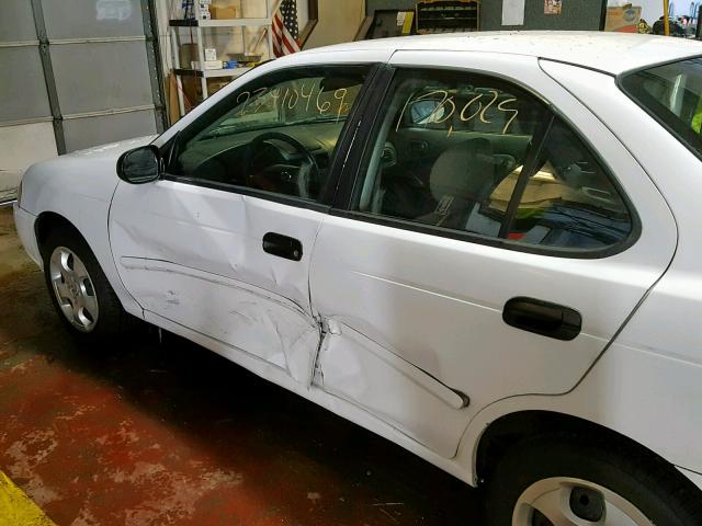 3N1CB51D44L459081 - 2004 NISSAN SENTRA 1.8 WHITE photo 9