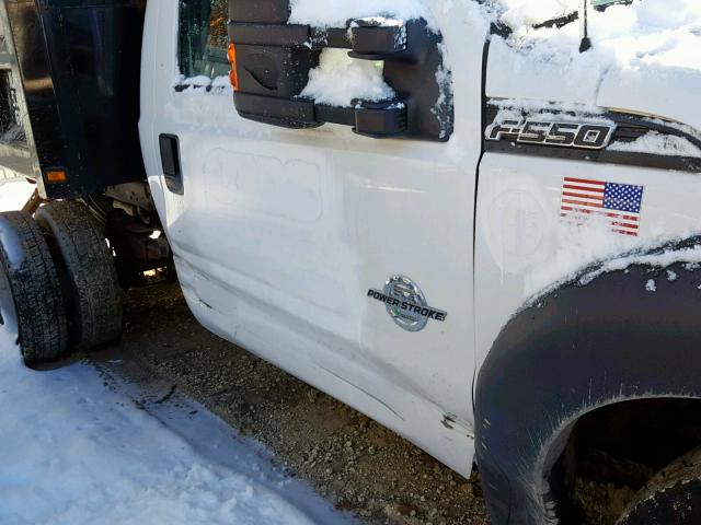 1FDUF5HT6GEB00740 - 2016 FORD F550 SUPER WHITE photo 9