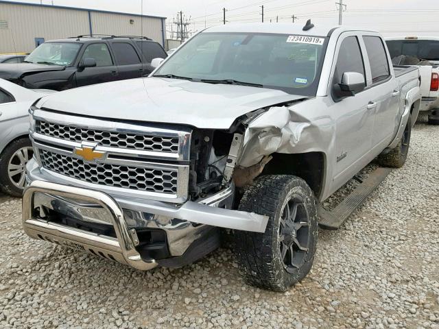 3GCPCREC2FG247702 - 2015 CHEVROLET SILVERADO SILVER photo 2