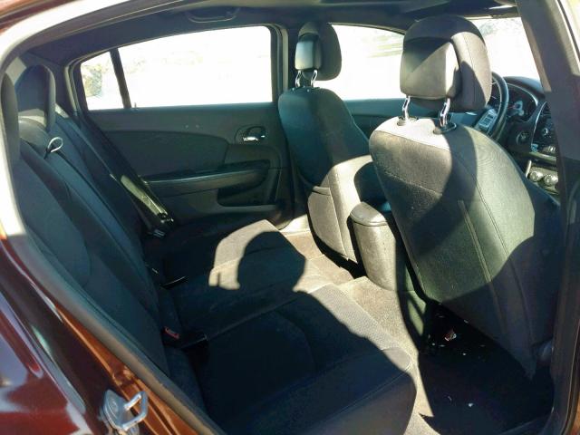 1C3CCBBG1DN659650 - 2013 CHRYSLER 200 TOURIN Бордовый фото 6