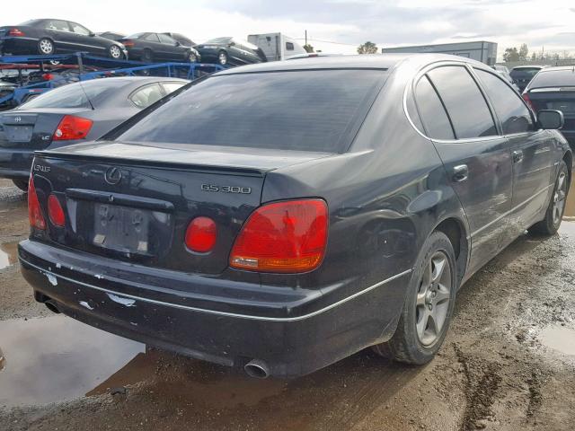 JT8BD69S030188381 - 2003 LEXUS GS 300 BLACK photo 4