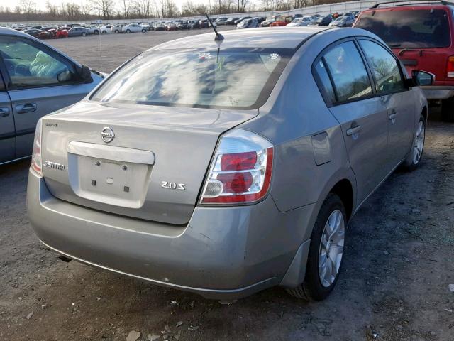 3N1AB61E77L612353 - 2007 NISSAN SENTRA 2.0 SILVER photo 4