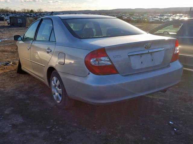 4T1BE32K64U939481 - 2004 TOYOTA CAMRY LE SILVER photo 3
