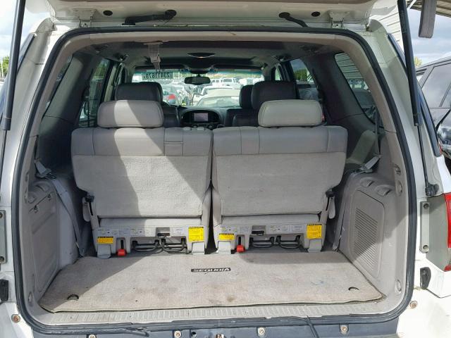 5TDZT38A85S261927 - 2005 TOYOTA SEQUOIA LI WHITE photo 9