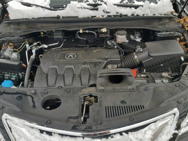 5J8TB4H35JL025314 - 2018 ACURA RDX BASE BLACK photo 7