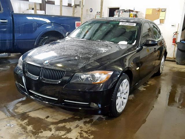 WBAVD53507AV14480 - 2007 BMW 335 XI BLACK photo 2